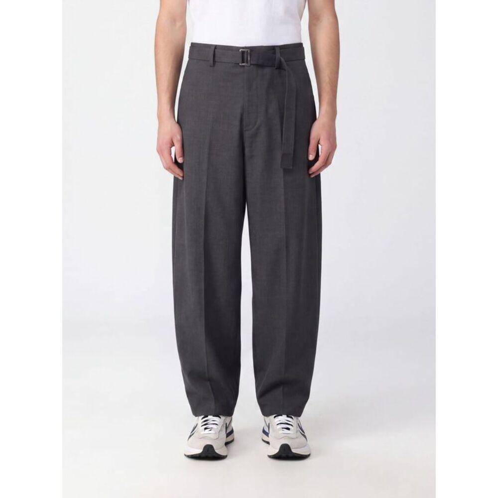 Sacai Pants Men Brown